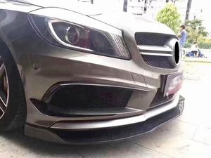 Lame de pare-choc avant en Fiber de carbone, accessoire pour voiture, Mercedes Benz A250 A45 <span class=keywords><strong>AMG</strong></span>, 2013 — 2015, W176 - Product Image 2
