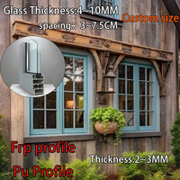 Proveedor de Ventanas de PU, Perfil de Extrusión de FRP Ligero y de Alta Rigidez, Perfil de Fibra de Vidrio Adecuado para Ventanas de Edificios Exteriores