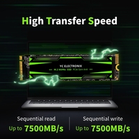 SSD NVMe M.2 2280 1TB/2TB TLC PCIe Gen 4x4 Gen 5x2 Internal Solid State Drive