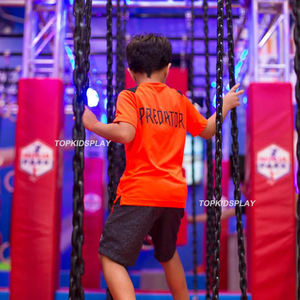 Parcours personnalisé avec obstacles en balles en plastique, jeu américain, Junior <span class=keywords><strong>Ninja</strong></span> Warrior - Product Image 5