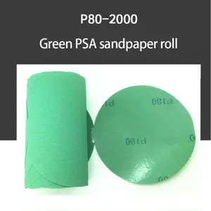 กระบี่สีเขียวเซอร์โคเนียมPSAฟิล์มม้วน/กระดาษทรายม้วนที่มีประสิทธิภาพระดับพรีเมียม