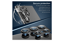 3D 9H Ultra-mince 2.5D métal aluminium couverture complète protecteur d'écran en verre trempé protection de l'objectif de la caméra pour S22/S22