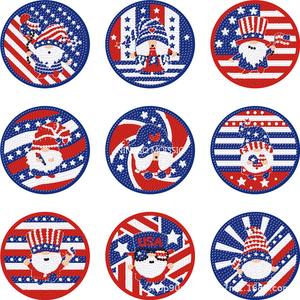 6 tapis de tasse à café peints à la main avec des animaux, pour l'entraînement de la dextérité des enfants - Product Image 6