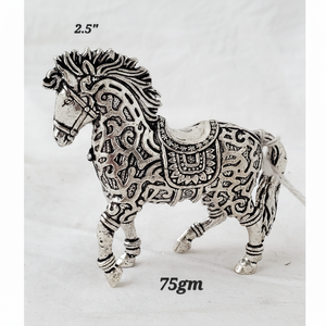 รูปปั้นม้าทำจากเรซินสีทองหรูหราสำหรับตกแต่งภายในบ้านสำนักงานงานฝีมือสัตว์ตกแต่งเดสก์ท็อปสำหรับวันเกิด - Product Image 1