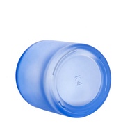 Conteneurs cosmétiques bleus en gros du fabricant, flacons pompe pour lotion 15ml 30ml 50ml 100ml pour soins de la peau
