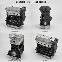 Moteur SQR481F 1.6L Bloc Long 4 Cylindres DOHC 16V Essence pour Chery Tiggo 3 A3 A5 V5 Eastar Fora