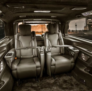 Sedili Posteriori per Auto in Pelle di Lusso Modificati per Mercedes Sprinter Vito Classe V W447 con Tavolino a Scomparsa Interni Originali V250 V300 - Product Image 2