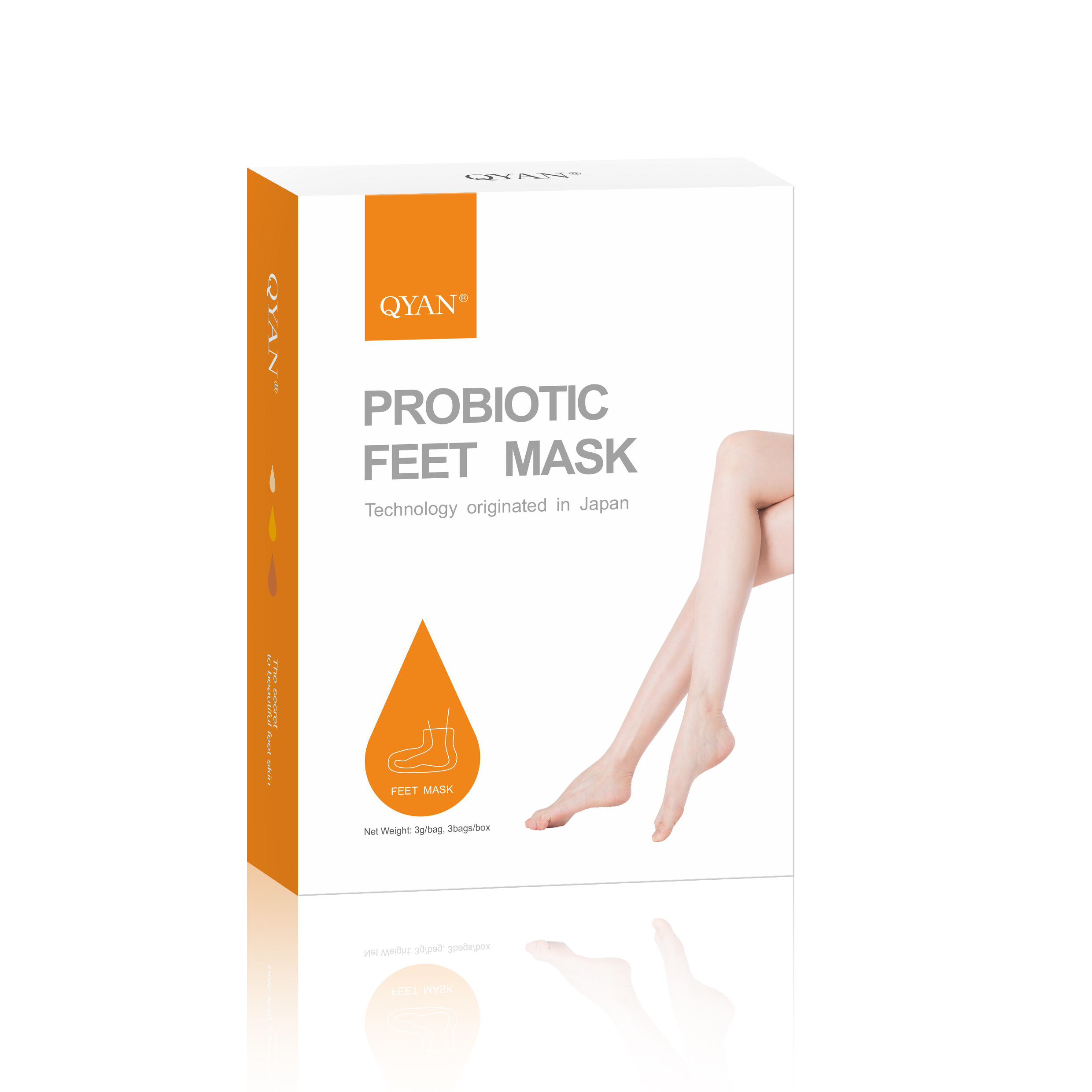 Пробиотик QYAN для ухода за кожей ног, активные ингредиенты, лиофилизированный активный фактор, бактерии молочной кислоты, живые бактерии, эффективное содержание