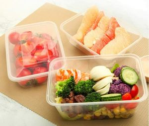 Customizable Rectangular Transparent PP Disposable 500ml Environment-friendly <b>Plastic</b> Box Packaging Take Away <b>Food</b> <b>Container</b> - Product Image 3