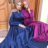 Sommer Kaftan Langarm Islamische Kleidung Kleider Dubai Frauen Abaya Muslim Stickerei Kleid Party Longue Robe Hijab