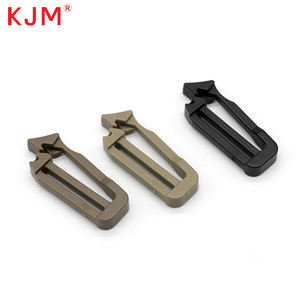 <span class=keywords><strong>Clip</strong></span> de connexion en plastique noir de 27 mm et 38 mm avec boucles à trois glissières pour sacs à <span class=keywords><strong>dos</strong></span> et ceintures - Product Image 3