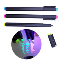 Marqueurs invisibles avec logo personnalisé de haute qualité, nouveauté, stylo à encre avec lumière noire, effaçable, pour cadeaux