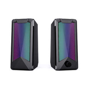 Altavoz con cable USB para juegos de PC RGB 2.0, creativo y novedoso, con luz LED, reproductor portátil, carcasa de plástico - Product Image 4