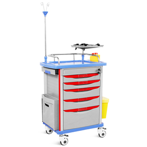 (MS-T540A) Medical ABS Emergency Medical Cart <b>Trolley</b> <b>with</b> <b>Drawers</b> <b>Trolley</b> Medical - Product Image 1