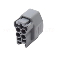 Connecteur de faisceau de câbles de sonde d'oxygène automobile 7S048C-4-21 à 4 broches avec bornes de contact en laiton et joints d'étanchéité - 12V 2A