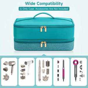 Double-Layer Travel <b>Carrying</b> <b>Case</b> Portable Hair Hot Tools Storage Bag - Product Image 5