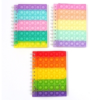 Nouveau carnet à spirale en silicone anti-stress, format A6, avec motif souris, design mignon, durable, idéal comme cadeau