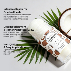 Stick Réparateur Talons Fissurés à l'Extrait de Noix de Coco OEM – Hydratation Profonde, Exfoliant, Baume Hydratant pour Pieds Secs – Soin des Pieds Marque Privée - Product Image 4