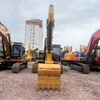 Excavatrice sur chenilles hydraulique d'occasion CAT323D à vendre avec moteur haute puissance de creusement et garantie d'un an incluse