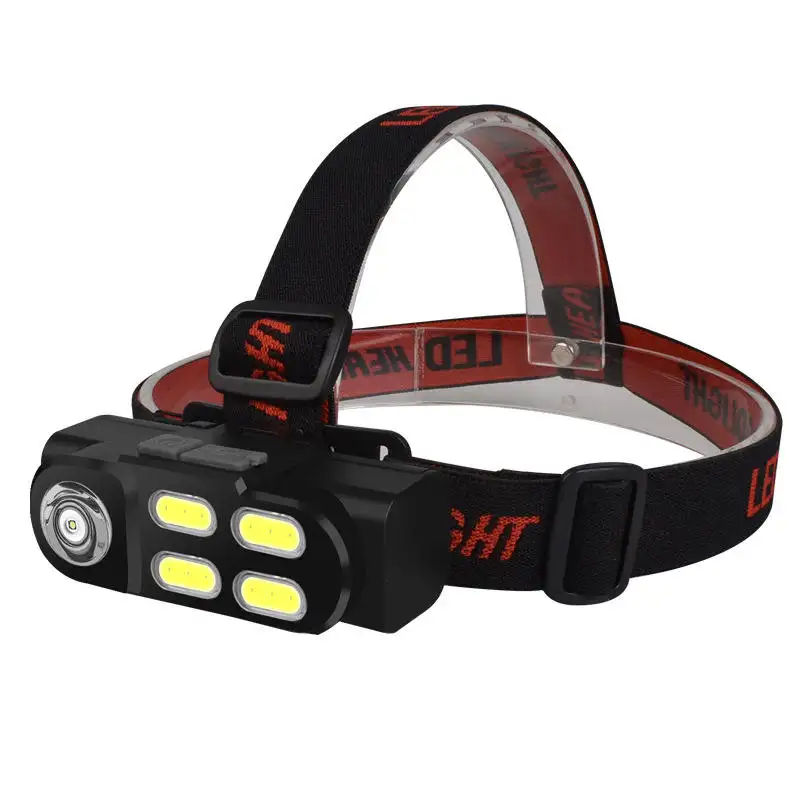 New Amazon hot selling Rechargeable Headlight waterproof head light mini portable led headlamp with belt battery