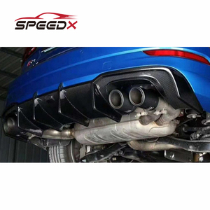 Cho <span class=keywords><strong>Audi</strong></span> A3 S3 <span class=keywords><strong>8V</strong></span> Carbon khuếch tán cơ thể Kit A3 S3 2017-2020 sợi carbon khuếch tán phía sau - Product Image 2