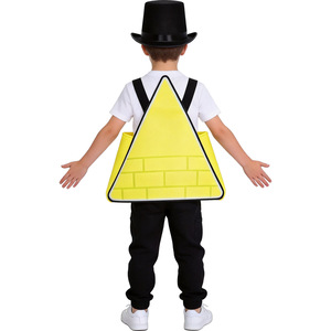 Disfraz de Bill Cipher para niños, traje de juego de rol de Halloween, edad de 8 a 13 años, Gravity Falls, temporada 2 - Product Image 2