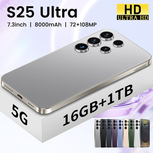 Siêu 7.3 inch S25 điện thoại thông minh chất lượng cao <span class=keywords><strong>Android</strong></span> 14 5g Mở khóa thẻ kép 16GB + 1TB Bộ nhớ 108mp 100W đa ngôn ngữ 5G HD - Product Image 3
