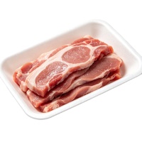 Barquette en mousse PS jetable de qualité alimentaire pour la viande, la volaille, l'emballage en supermarché, taille personnalisée