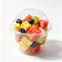 Barquette alimentaire divisée pour salade de fruits, emballage de baies, plateau OEM ODM, usine de développement de moules