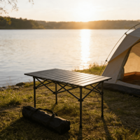 Table de camping pliable portable pour l'extérieur |   Meubles d'extérieur pour le sport et les loisirs, pour patio, pique-nique, barbecue