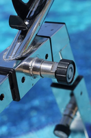 Bicicleta Acuática de Alto Rendimiento de Acero Inoxidable 304/316, Equipo de Ejercicio Subacuático para Entrenamiento Intenso en Piscina