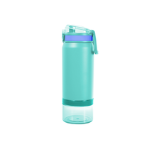 Bouteille d'eau 2 en 1 avec couvercle à paille 18 oz, bouteilles d'eau en acier inoxydable 304 isolées sous vide pour enfants, bouteille d'eau chaude et froide