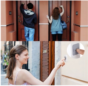 Long-Distance Intelligent <strong>Wireless</strong> Audio <strong>Door</strong> Phone Kit with 2 Transmitters and 2 Receivers Plug-and-Play <strong>for</strong> <strong>Home</strong> or Apartment - Product Image 6