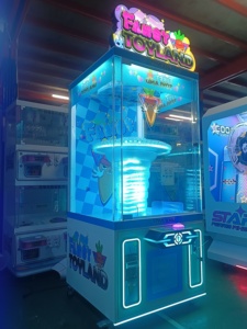 Máquina expendedora de juguetes de lujo operada con monedas, juego de disparos con 60 clips, máquina expendedora de juguetes de regalo, plástico, 1 año de garantía para juegos en interiores - Product Image 2