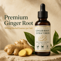 Marque Blanche Gouttes Liquides d'Extrait de Racine de Gingembre, Soutien Immunitaire et Digestif, Végétalien, Sans Gluten, Formule Personnalisée, Usine GMP, Solution Complète