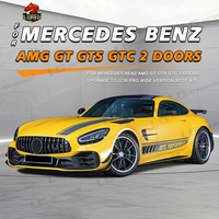 1:1 GTR PRO Wide Full Set avec Kit de carrosserie léger pour Mercedes Benz AMG GT GTC GTS Dry Carbon Fiber PP Material Automotive Parts Kit