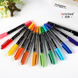 Pennarello Indelebile per <span class=keywords><strong>Tessuti</strong></span> a 12 Colori <span class=keywords><strong>con</strong></span> Punta a Pennello Rotonda da 1.0mm - Vendita Calda - Product Image 6