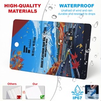 Tarjetas de Visita NFC RFID Personalizadas para Hotel, con Logotipo, Caja Premium, Programables, con Código QR, Etiqueta Ntag213 Circular para Cerradura de Puerta