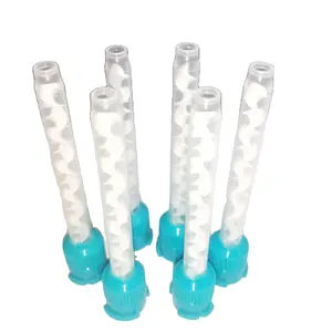 Plastic Cartridge Dental Tube Cannula 2K Epoxy Resin 6-24Mixer Mixing Dynamic Disposable Static Mixer Tip For Ab Adhesives