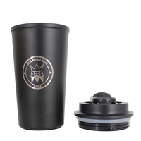 Mug shaker en acier inoxydable sans BPA, gobelet isotherme pour eau chaude et froide, fabricant de tasses à café isolées OEM, faible MOQ