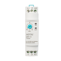 AOTAI ERV-12 Relais temporisé miniature haute puissance à tension alternative monophasée 50/60Hz en alliage d'argent AC 150-260V Général