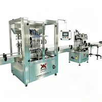 Machine de remplissage automatique Xinyou pour crème visage, lotion, gel corporel, gel capillaire et crème cosmétique, avec fonction de remplissage servo.