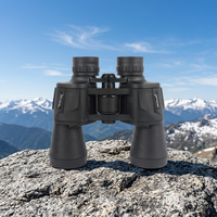 Powerful 10X50 Professional Binoculars Manual Focal Length Adjustment Clear Long-Distance View Outdoor Telescope
