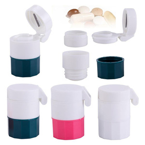 Trituratore di Pillole 4 in 1 Portatile in Plastica, Taglia Pillole, Divisorio e Macinatore con Scatola Portaoggetti - Product Image 5