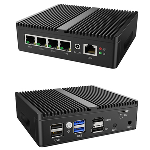 คอมพิวเตอร์สำหรับอุตสาหกรรมมินิพีซี4 * I226-V 2.5g LAN เราเตอร์ไฟร์วอล J5040 J4125 N100 <span class=keywords><strong>N5100</strong></span> N5105 fanless pfsense - Product Image 5