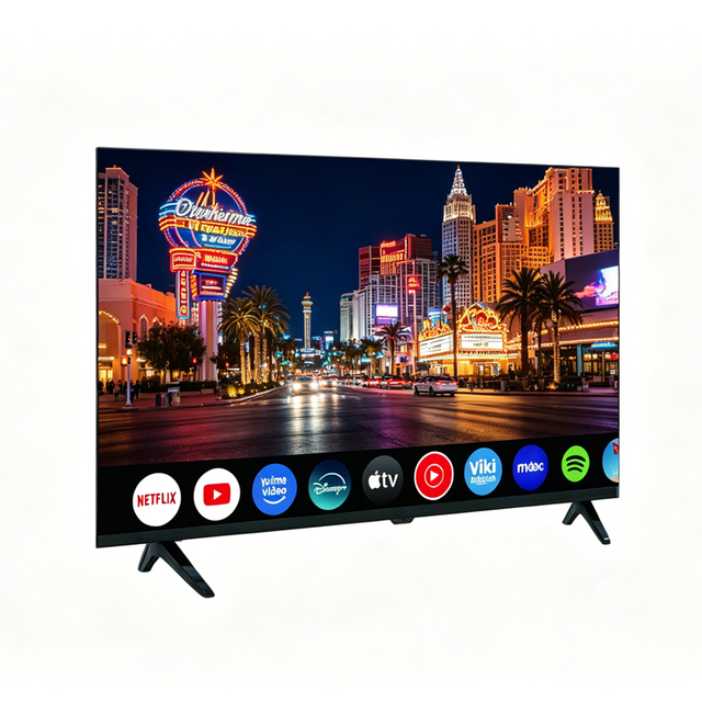 Frameless Pixel Custom 32-100 Inches 4K 8K Ultra HD LED HDTV Android WiFi Smart TV for Hotel Use