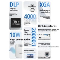 Proyector BenQ MX560C DLP para Negocios, Educación y Conferencias, Compatible con 3D, Resolución 1080P, 3800 Lúmenes, HDR, Ligero, Auténtico, de Largo Alcance