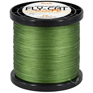 Multifilament 4 8 9 12 Và 16 Dệt Dây Câu Bện Siêu Cao Trọng Lượng Phân Tử Pe, Dây Bện Tròn, Cấp 0.08Mm-1.00Mm