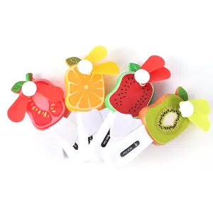 Рекламный мультяшный портативный мини-вентилятор для фруктов и овощей