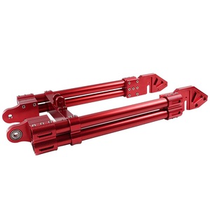 Nuevo Brazo Oscilante para <span class=keywords><strong>Motor</strong></span> de Vehículo Eléctrico, Modificación/Actualización, Doble Tubo, Aleación de Aluminio CNC Reforzada, Horquilla Plana Ajustable - Product Image 6